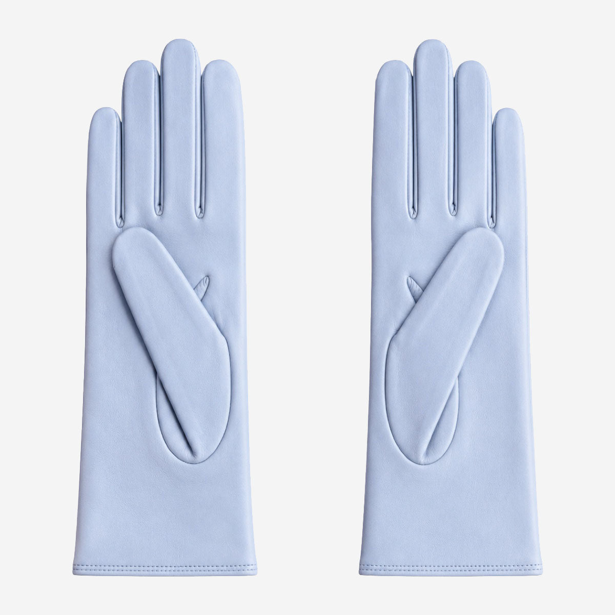 FC04 (sky) - Women's Italian cashmere lined leather gloves — photo 2 of 10
