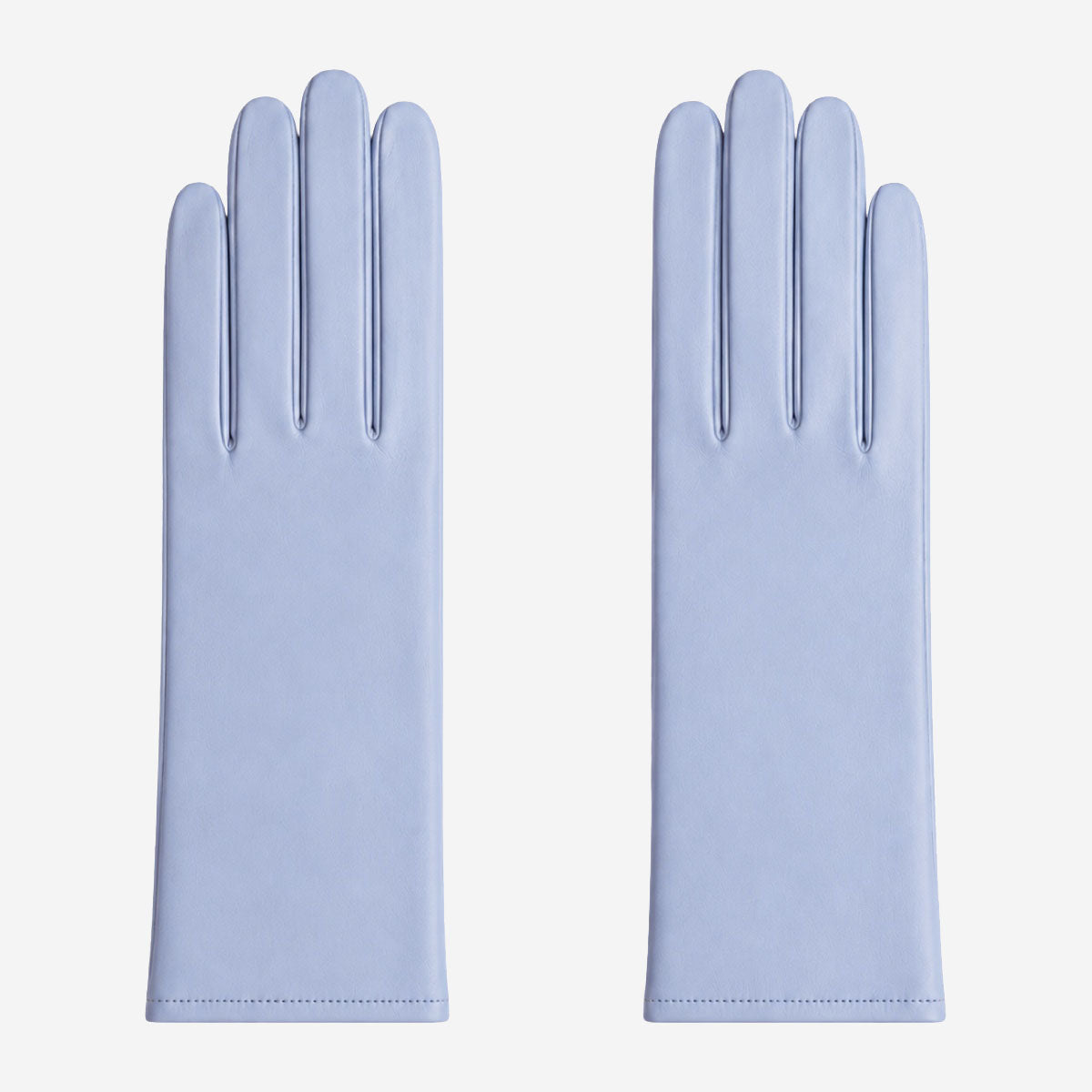 Leonora (sky) - Italian cashmere lined 6-button length leather gloves — photo 1 of 10