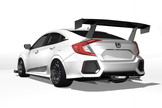 GT Wing – Honda Civic Si Sedan (FC1, 2017-2021) — photo 2 of 7