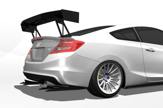 Diffuser V1+ – Honda Civic Coupe (FG4, 2012-2015) — photo 1 of 4