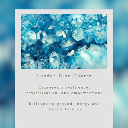 London Blue Quartz Reign Necklace