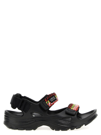 Lanvin 'Wave Curb Laces' Lanvin X Suicoke Sandals