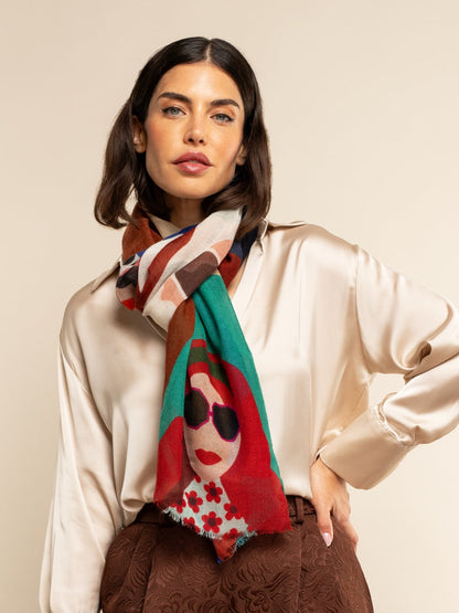 Evelina - Soft and lightweight Italian scarf from premium wool — photo 1 of 10
