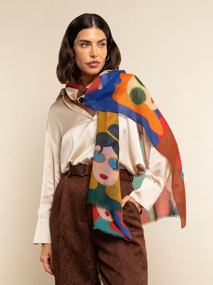 Evelina - Soft and lightweight Italian scarf from premium wool — photo 10 of 10