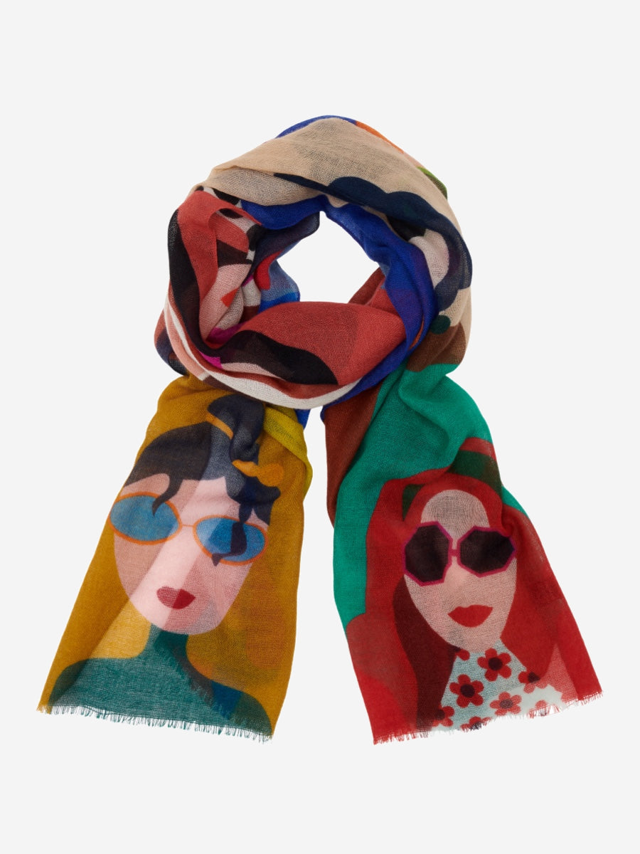 Evelina - Soft and lightweight Italian scarf from premium wool — photo 3 of 10