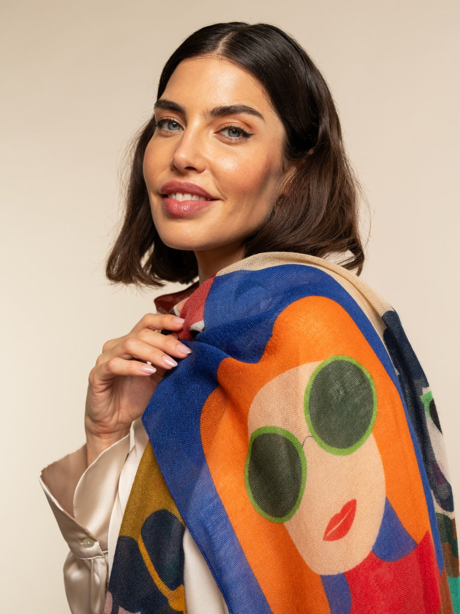 Evelina - Soft and lightweight Italian scarf from premium wool — photo 8 of 10