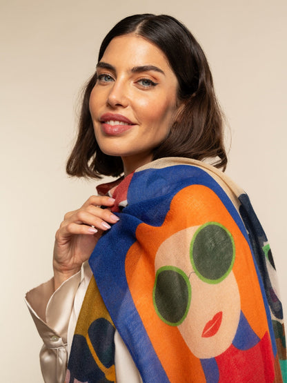 Evelina - Soft and lightweight Italian scarf from premium wool — photo 8 of 10