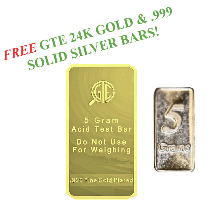 Test-Kit für Gold, Silber und Platin 10K-24K JSP Säuren, Diamantentester, Digitalwaage, Lupe, Feilen & Prüfstäbe
