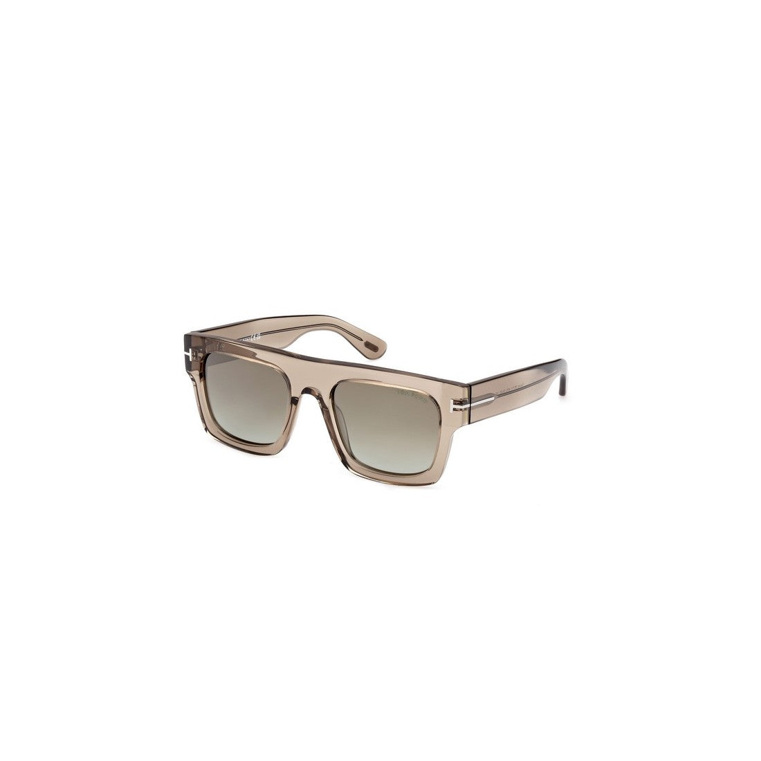 TOM FORD Stylish Men's Mini Sunglasses with Green Mirror Lenses