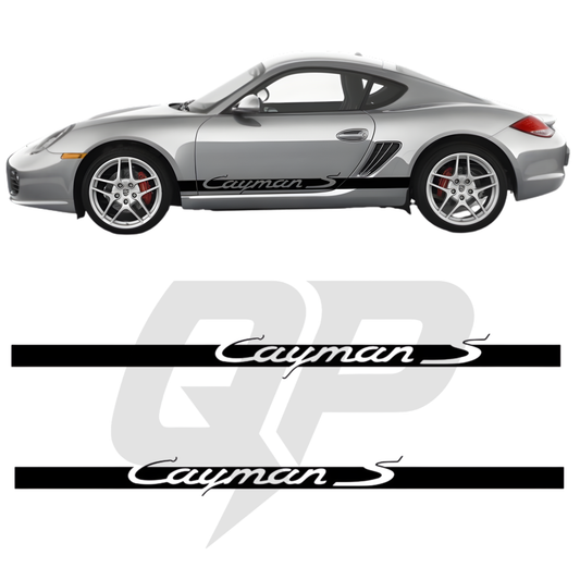 Pegatinas laterales para Porsche Cayman S - Generación 987 (2006-2012)
