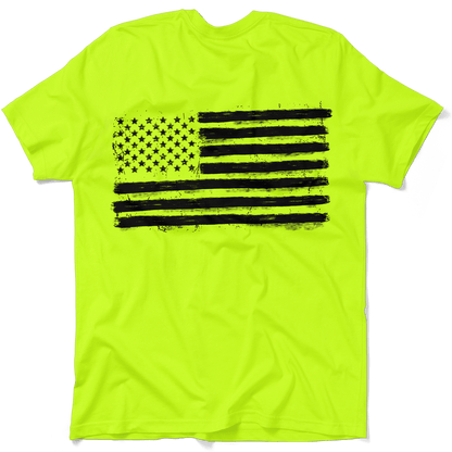 Old Glory - Safety Yellow Hi-Vis T-Shirt — photo 1 of 3
