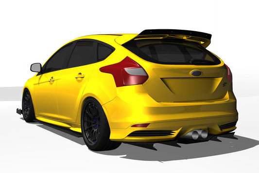 Diffuser V1C+ – Ford Focus ST (3rd Gen, 2013-2018) — photo 1 of 3