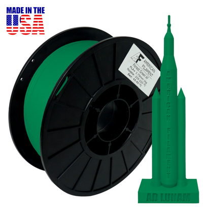 ¡Filamento PLA+ Verde Bosque de 1,75mm fabricado en EE. UU.!