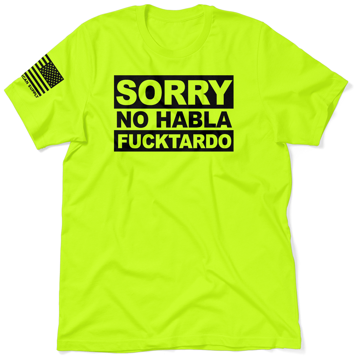 F*cktardo - Safety Yellow T-Shirt — photo 1 of 3