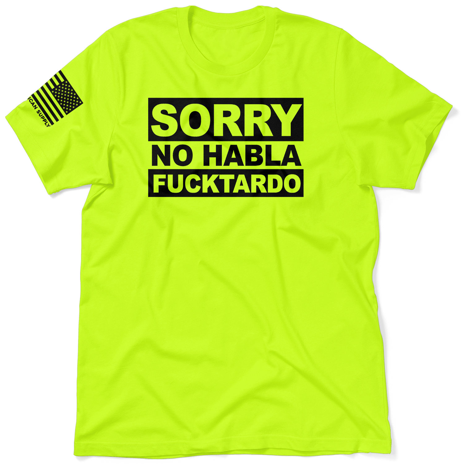 F*cktardo - Safety Yellow T-Shirt — photo 1 of 3