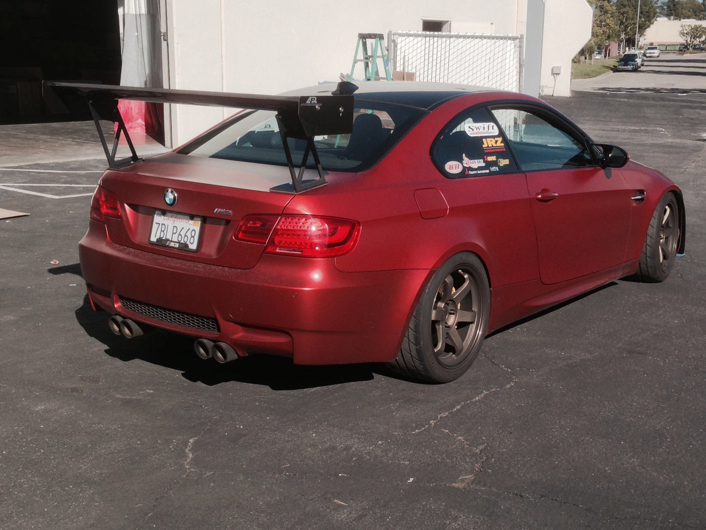 BMW E92 M3 GT250 Carbon Fiber Adjustable Wing