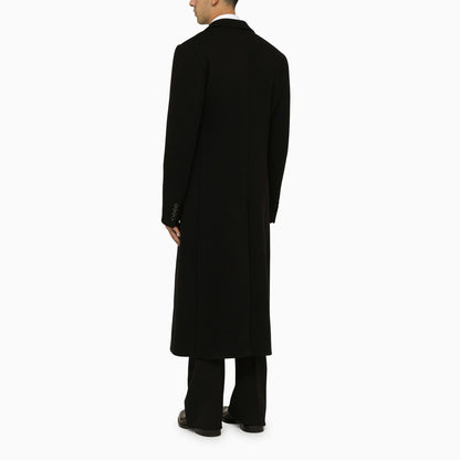Dolce&Gabbana Black Wool Tailored Coat