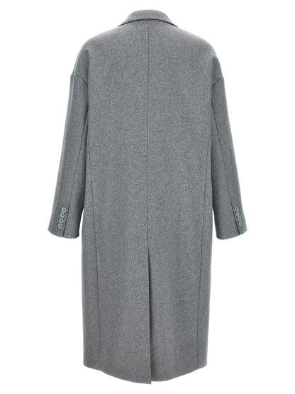 Dolce & Gabbana Single Breasted Wool Coat