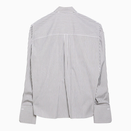 Dolce&Gabbana Striped Over Shirt In Poplin