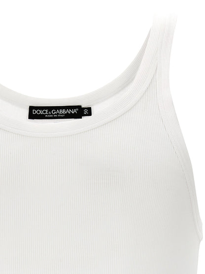 Dolce & Gabbana Ribbed Tank Top