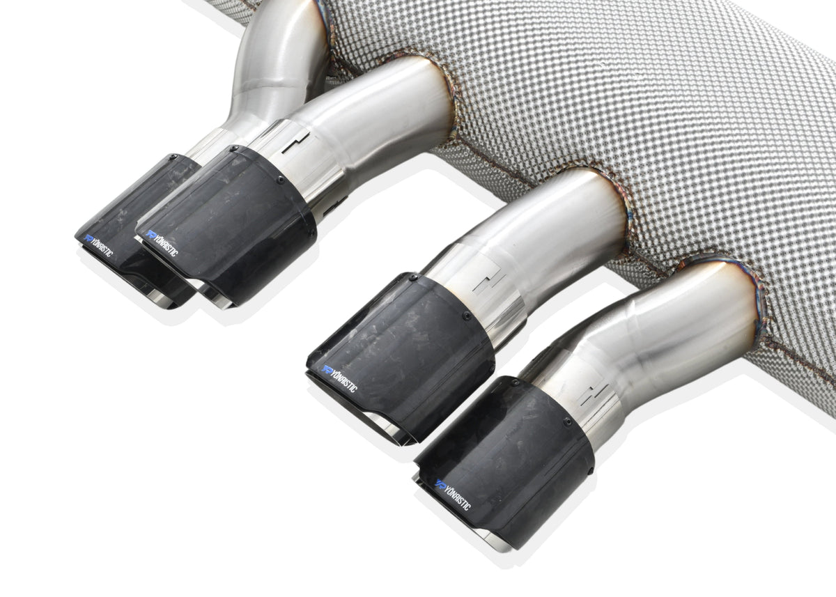 BMW G8X M3 M4 VANTA Edition Exhaust System Center Quad Exit - Yonristic Performance — photo 10 of 10