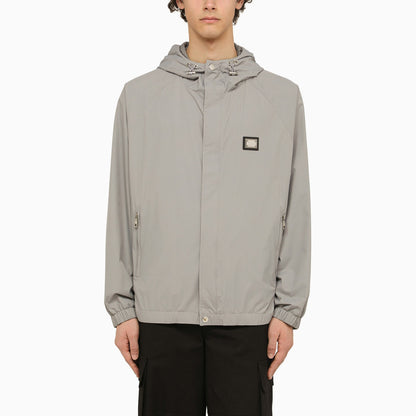Dolce&Gabbana Lightweight Grey Hooded Jacket