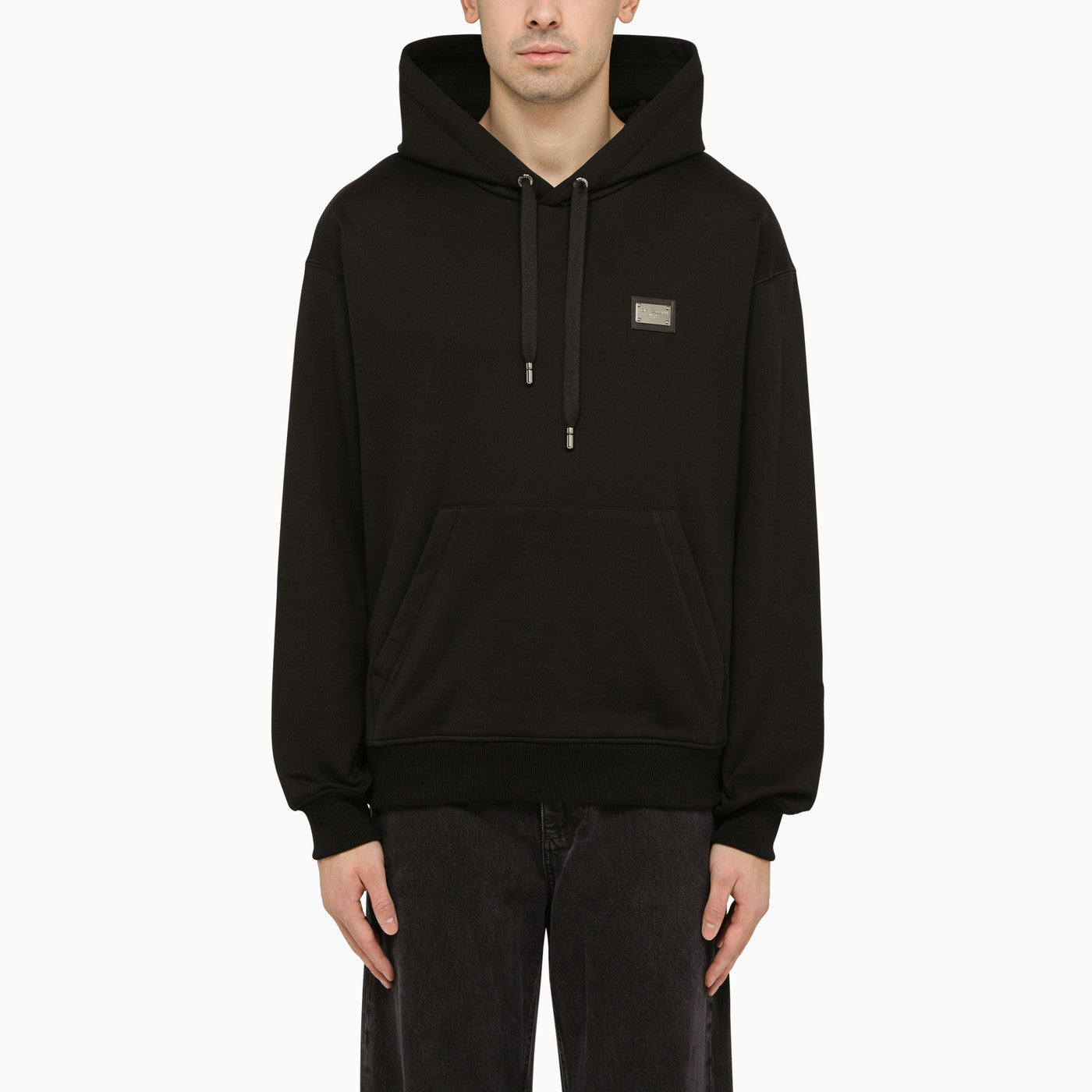 Dolce&Gabbana Black Hoodie With Logo
