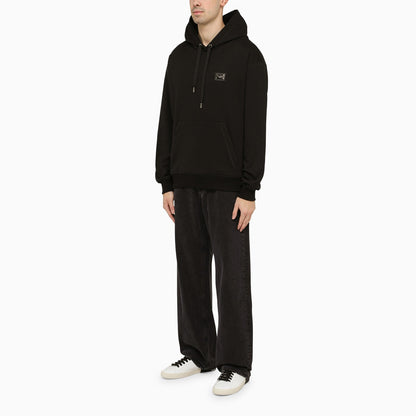 Dolce&Gabbana Black Hoodie With Logo