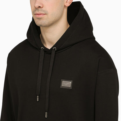 Dolce&Gabbana Black Hoodie With Logo