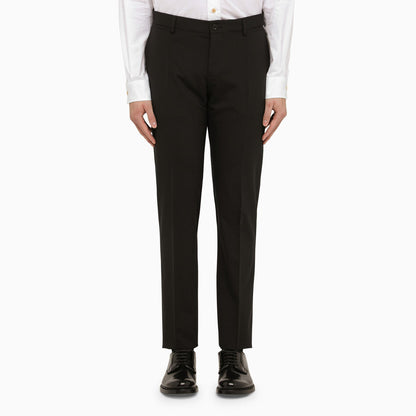 Dolce&Gabbana Black Wool Single Breasted Suit