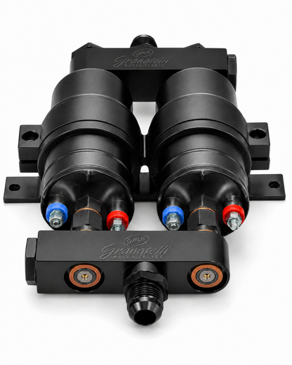 Granatelli Billet Twin Fuel Pump Manifold & Bracket Kit – Bracket Only - GM821B