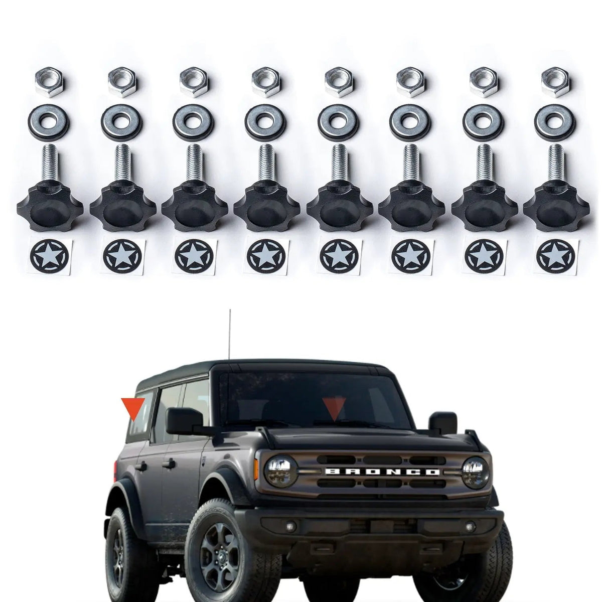 Bronco GP-Star Tie-Down Bolt Set