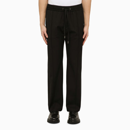 Dolce&Gabbana Black Wool Soft Trousers