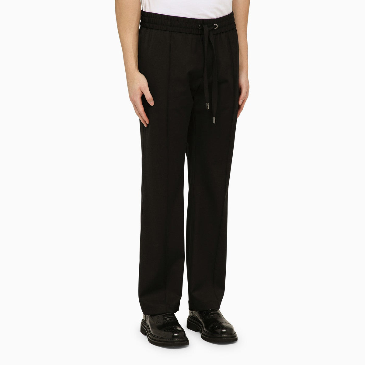 Dolce&Gabbana Black Wool Soft Trousers