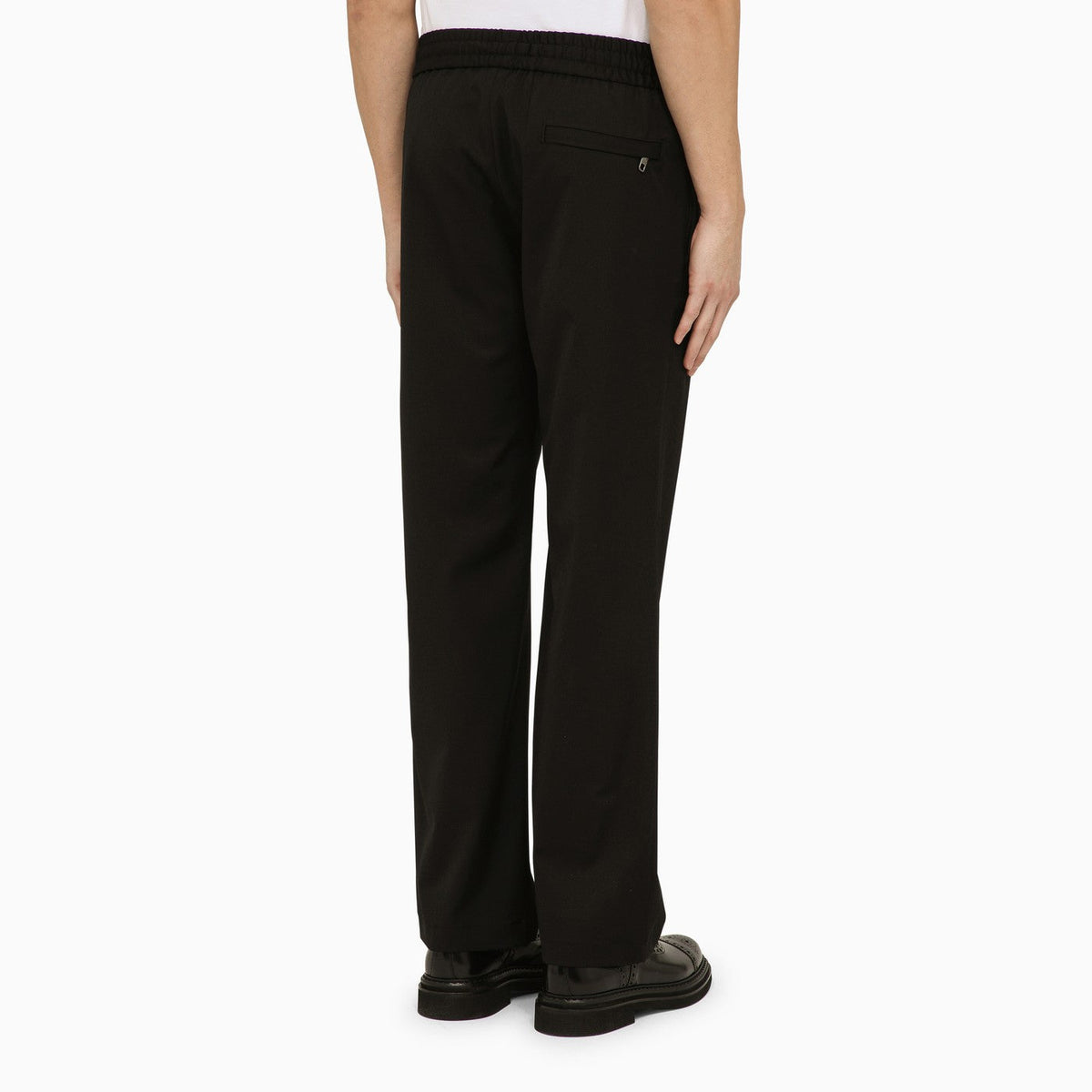 Dolce&Gabbana Black Wool Soft Trousers