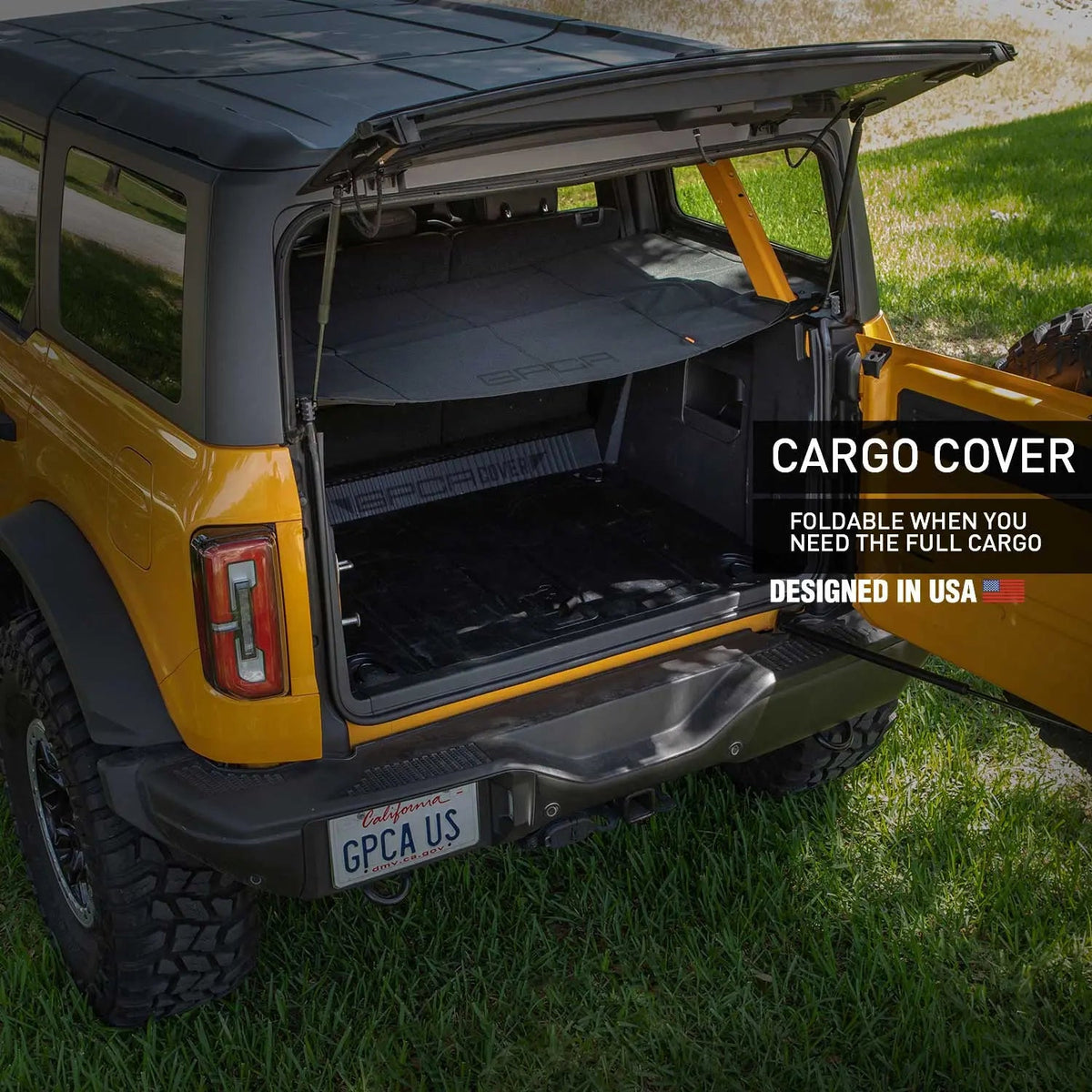 Ford Bronco 4DR Cargo Cover — Hardtop (2021+)