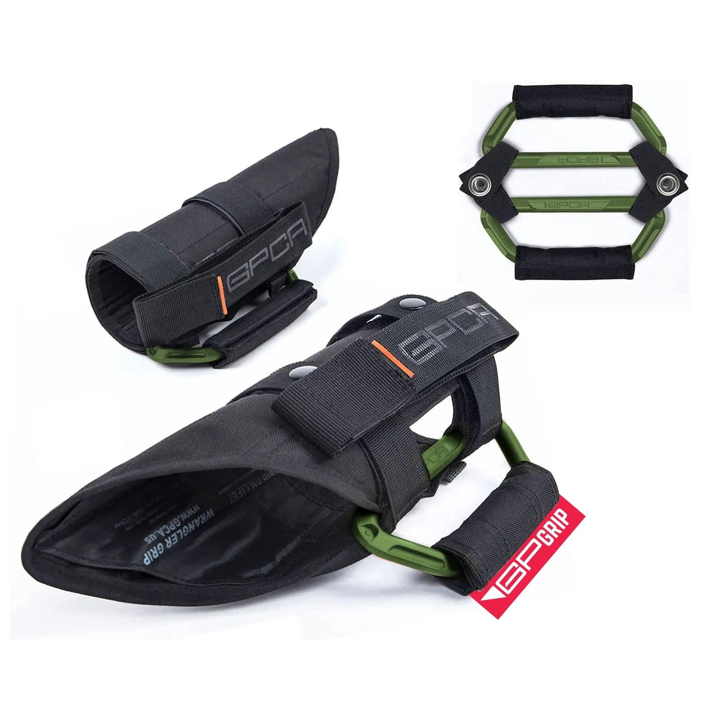 GP-Grip PRO Foldable Color Handles — Jeep Wrangler (2007–2023)