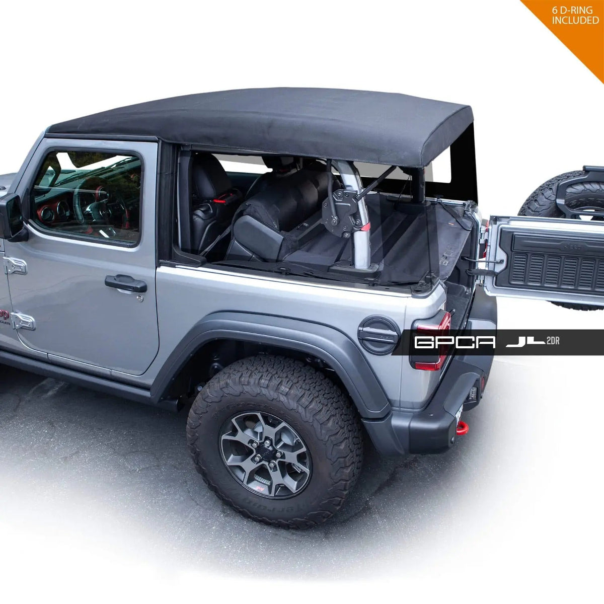 Jeep Wrangler JL 2DR Cargo Cover (2018+)