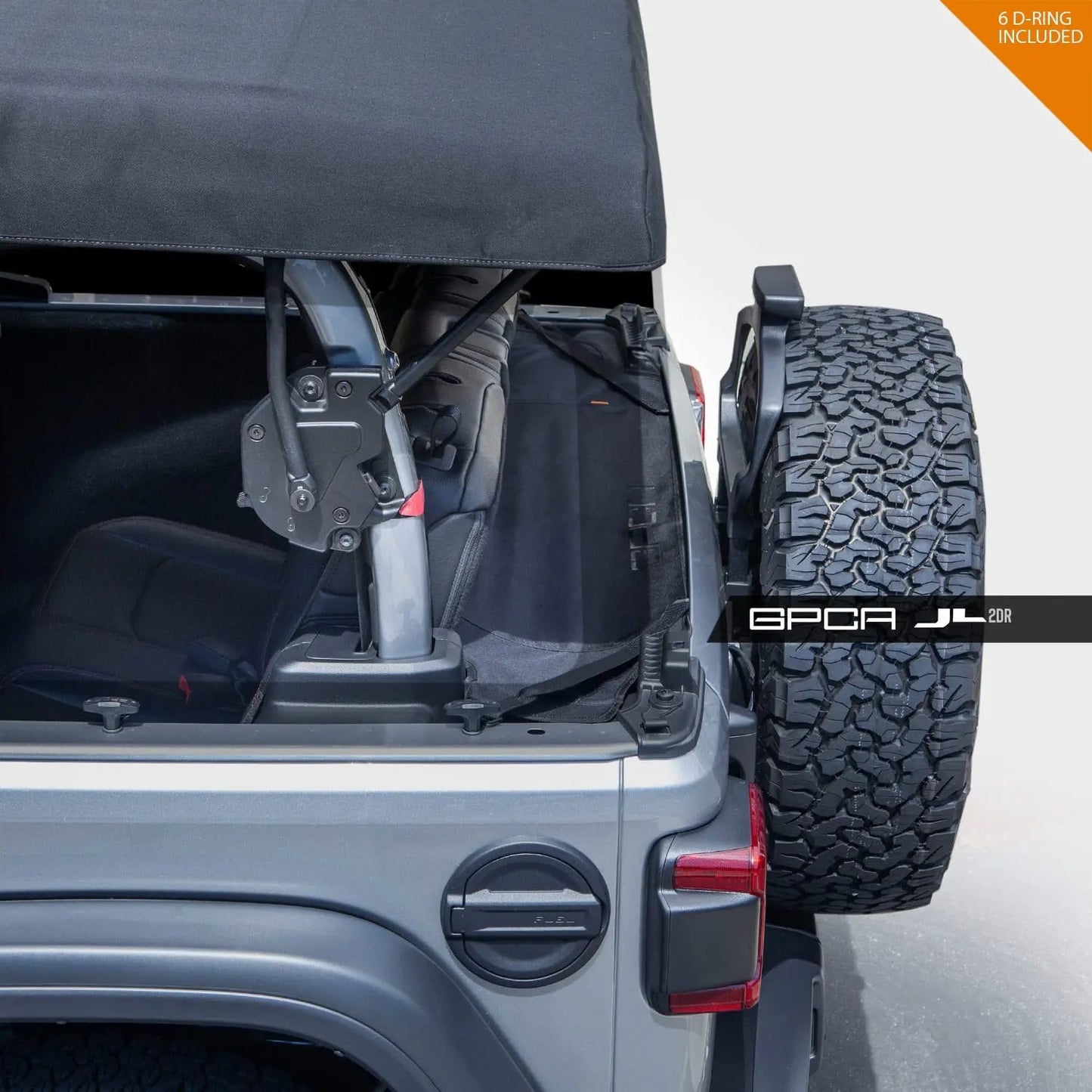 Jeep Wrangler JL 2DR Cargo Cover (2018+)