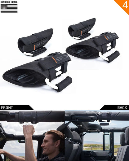 GP-Grip PRO Foldable Color Handles — Jeep Wrangler (2007–2023)