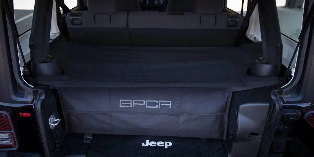GPCA Jeep Wrangler JK 4DR Cargo Cover PRO Freedom Pack (2007-2018)