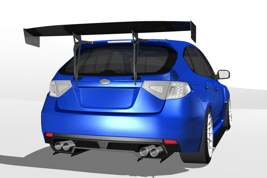 Diffuser V1+ – Subaru Impreza Hatchback (GR, 2007-2014) — photo 1 of 2