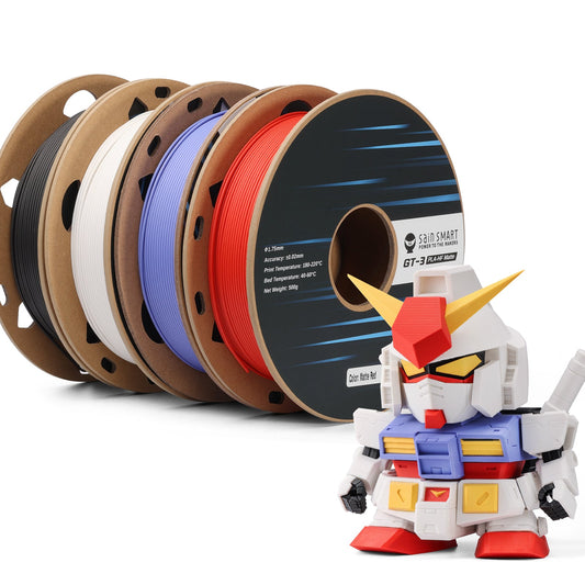 GT-3 High Speed Four-Color Bundle Matte PLA Filament, 1.75mm 500g X 4 Spools, 4.4lbs (2kg) Blue, Green, Violet, Indigo — photo 1 of 10