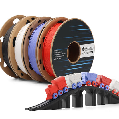 GT-3 High Speed Four-Color Bundle Matte PLA Filament, 1.75mm 500g X 4 Spools, 4.4lbs (2kg) Blue, Green, Violet, Indigo — photo 9 of 10