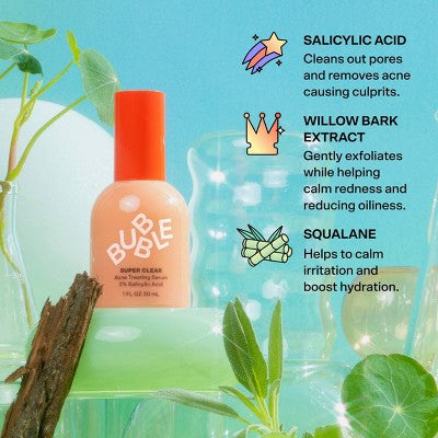 Bubble Skincare Super Clear Blemish Prevention Serum 1 fl oz - Missing Box