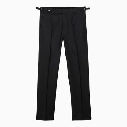 Dolce&Gabbana Black Pinstripe Trousers