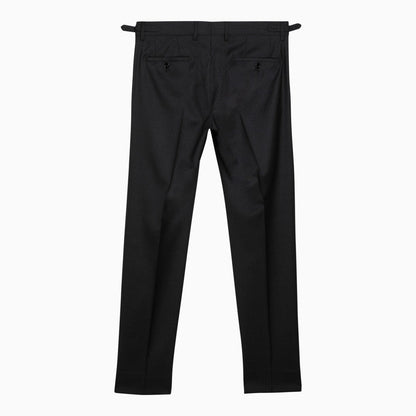 Dolce&Gabbana Black Pinstripe Trousers