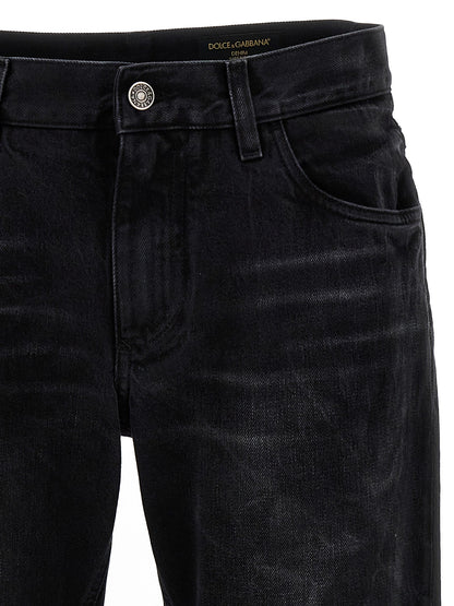 Dolce & Gabbana Logo Plaque Jeans