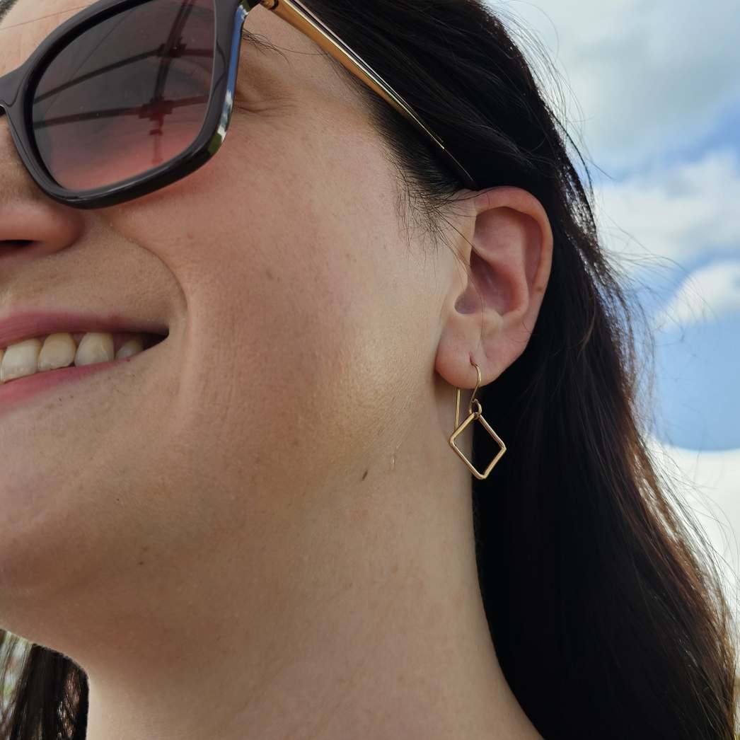 Box Breathing Earrings