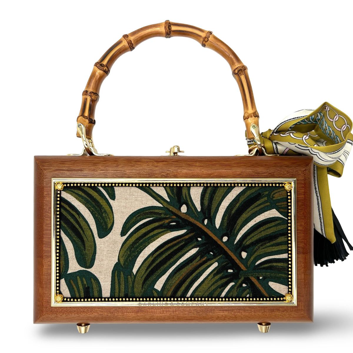 Golden Monstera Bag